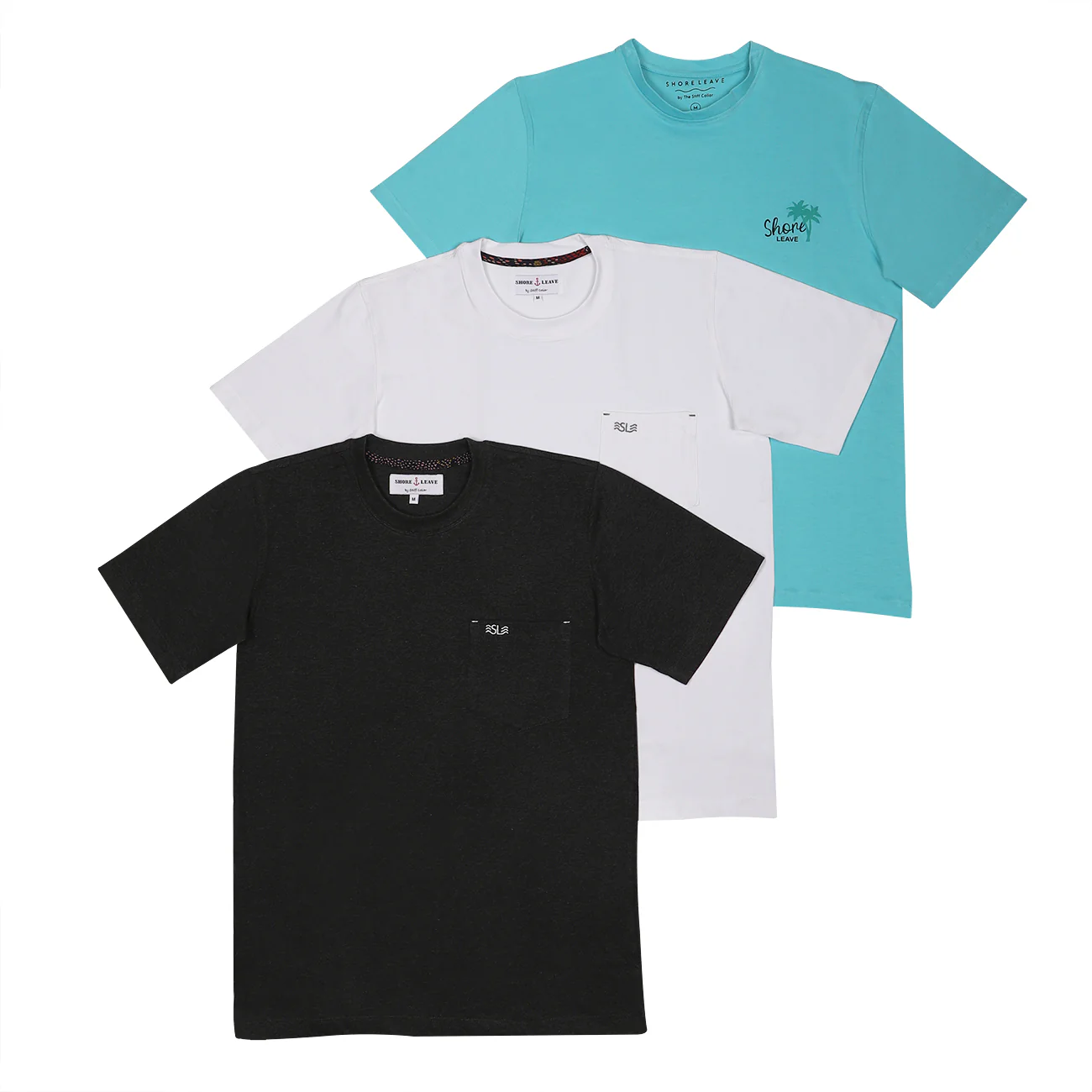 Basics Mens Round Neck T-Shirt Pack of 3