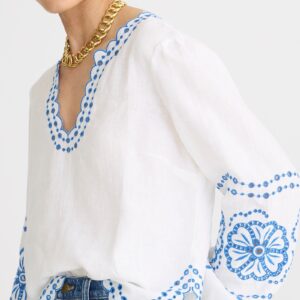 Global Desi Embroidered Top