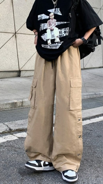 Trendy Oversized Cargo Pants for Men