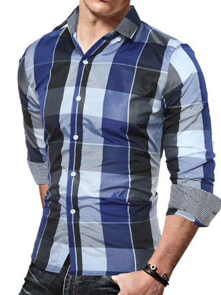 Casual Check Shirt for Men