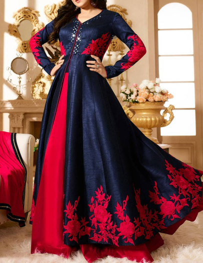 Elegant Wedding & Festive Wear Gown for Women